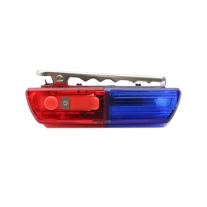 Lampe de signalisation d'avertissement à clipser sur l'épaule, rechargeable, pour la sécurité routière, lumière LED clignotante rouge et bleue - Product Image 1