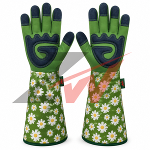 Guantes de Jardinería Personalizados de Alta Calidad, Guantes Protectores con Estampado Floral, Resistentes a Espinas, para Mujeres - Product Image 1