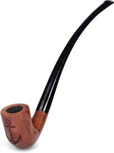 Pipa de Fumar de Madera Rústica, Pipa de Fumar de Tabaco Premium, Pipa de Fumar de Madera Vintage, Pipa de Fumar de Madera Natural para Club o Bar - Product Image 5