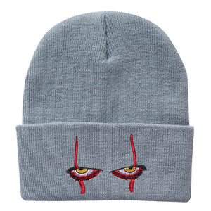 OEM Unisex Winter Ski Hat with 3D Embroidery Logo Custom Beanie Sports Casual Travel Cuffless <b>Brimless</b> Keep Warm Knitted <b>Caps</b> - Product Image 5