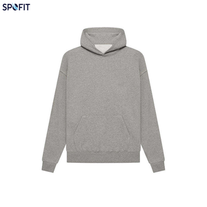 Sweat à capuche personnalisé avec motif floqué pour hommes et femmes, style streetwear moderne, coupe oversize, en molleton premium épais - Product Image 4