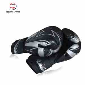 Guantes de Boxeo de Lujo con Estampado Dorado, Guantes de Boxeo de PU Económicos, Proveedor de Guantes de Boxeo de Grado Profesional - Product Image 3