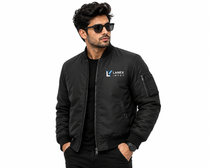 Blouson d'hiver pour homme de haute qualité, personnalisé, en polyester, coupe-vent, léger, décontracté, fermeture éclair, logo personnalisé ODM - Product Image 1