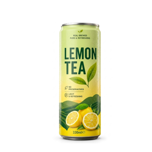 Té Adelgazante Orgánico de Jengibre y Miel, Listo para Beber, con Sabor Natural, en Lata, para Venta al por Mayor - Product Image 2