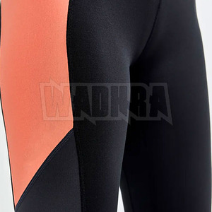 Leggings de sport taille haute pour femme, respirants, en cuir sublimé, personnalisables, avec taille élastique, pour le yoga - Product Image 6