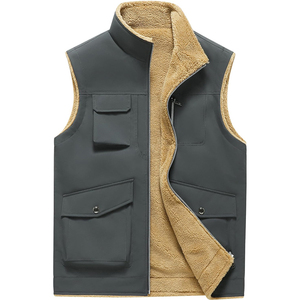 Gilets matelassés personnalisés OEM, vestes d'équitation chaudes et rembourrées, vêtements d'hiver décontractés, gilets rembourrés pour hommes. - Product Image 1