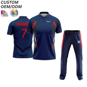 Uniforme Deportivo de Cricket con Logotipo Personalizado, Transpirable, 100% Poliéster, Jersey, Soporte OEM ODM para Suministro al por Mayor de Ropa Deportiva para Equipos - Product Image 5
