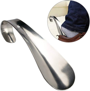 Stainless Steel Shoe Horn Long Handle Metal Shoe Lifter for Men Women Elderly - Product Image 6