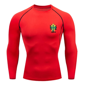 All Might Graphic <b>Compression</b> <b>Shirts</b> <b>Men</b> Gym Workout Running Tshirt Summer Athletic Quick Dry Stay Safe Under the Sun UV Rays - Product Image 6