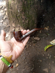 Pipa de Tabaco de Madera Natural Hecha a Mano, Madera Lacada, Accesorio para Fumar Moderno y Ecológico de Tradebyd - Product Image 2
