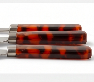 Elegante Juego de Espátulas para Queso de Boda, Cabeza de Acero Inoxidable Mikasa con Mango de Tortuga, Utensilios de Mesa para Cocina y Restaurante - Product Image 3