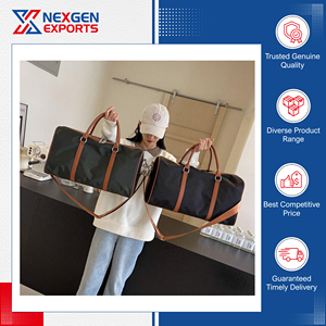 มีจำหน่ายในราคาขายส่ง คุณภาพเยี่ยม กระเป๋าเดินทางแฟชั่นกันน้ำ หนัง PU ขนาดใหญ่ ปิดด้วยซิป สไตล์อินเดีย - Product Image 6