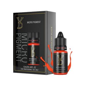 Pigment de micropigmentation organique pour les lèvres, les sourcils, le maquillage permanent, encre de tatouage pour microblading - Product Image 1