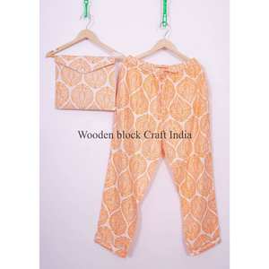 Ensemble de pyjama pour femmes fait main, imprimé floral d'hiver, 100% coton, taille élastique douce, manches longues, cadeau pour demoiselle d'honneur - Product Image 4