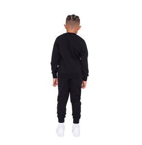 Ensemble de survêtement personnalisable pour enfants, coupe ajustée, en polaire de haute qualité, avec broderie de logo, idéal pour le jogging hivernal - Product Image 3