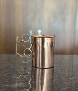 Elegant Durable 100% Pure Copper Tumbler Black Copper Mule <b>Mug</b> Elegant Design <b>Reusable</b> Eco-Friendly Food Safe Portable Beer - Product Image 1