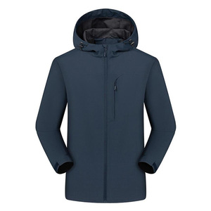 Veste coupe-vent fine de haute qualité pour hommes, style décontracté, streetwear, patchwork, blocs de couleur, fermeture éclair, vente en gros - Product Image 3