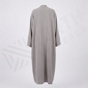 Ropa Islámica Modesta y Sencilla de Primera Calidad, Abaya, Vestido Musulmán para Mujer, Venta al por Mayor, Color Personalizado, Informal, Talla Grande, a la Moda - Product Image 2