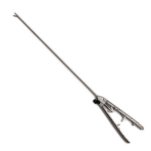 Straight <b>Laparoscopic</b> Needle Holder Axial Handle Manual Reusable Germany Stainless Steel Endoscopic Suturing Knot Tying Surgical - Product Image 2
