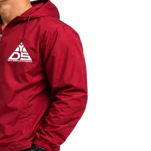 <b>Men</b> Hooded Windbreaker <b>Jacket</b> Premium Waterproof Windproof Lightweight Comfortable Durable Water Resistant And Quick Dry Fabric - Product Image 6