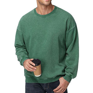 Nouvel Arrivage – Vente Flash Usine OEM – Pull Hiver Homme 100% Coton Polaire Haute Qualité Respirant Séchage Rapide Coupe Classique Col Rond - Product Image 1