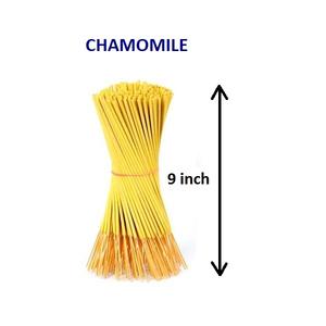 Varitas de incienso de manzanilla natural Suministro al por mayor a precio líder Caja de embalaje de incienso indio (amarillo) - Product Image 1