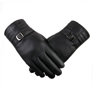 Custom made Breathable Outdoor Travel Leather <b>Gloves</b> New Arrival <b>Winter</b> Warm Leather <b>Gloves</b> for <b>Men</b> and Women - Product Image 1