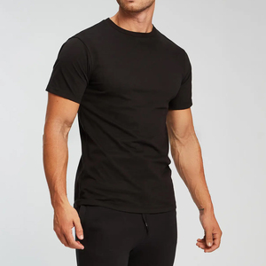 Camiseta de Hombre de Algodón Grueso, Corte Regular, Hombro Recto, Manga Corta, Color Sólido, Cuello Redondo, Ecológica, Personalizable OEM - Product Image 4
