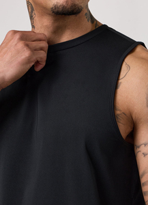 New Fashion Solid Sleeveless Sports Tank Top Custom Men's Basketball Running Training Fitness Gym <b>Vests</b> Shirt - Product Image 5