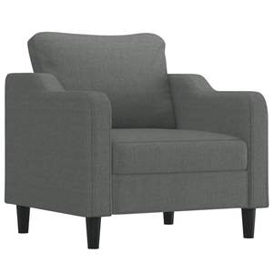 Sillón Gris Oscuro para Sala de Estar con Reposapiés, Conjunto de Muebles Cómodos para Sofá - Product Image 4