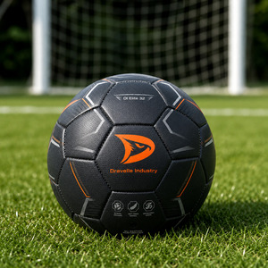 Ballon de football professionnel en cuir PU cousu à la machine, édition Championnat, 32 panneaux, taille 5, personnalisable pour entraînement et matchs - Product Image 6