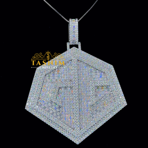 Colgante de Calavera de Moissanita Vintage Premium con Diamantes Amarillos Sólidos, Joyería Hip Hop para Bodas, Fiestas y Regalos a Precio Mayorista - Product Image 2