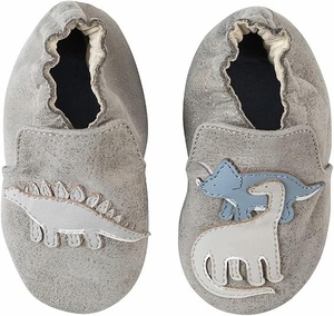 Zapatos Primeros Pasos para Bebé, Parte Superior de Cuero, Suela Suave, Transpirables, Ligeros, Antideslizantes, Cómodos, Casuales, para Interiores y Exteriores - Product Image 1