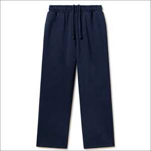 Pantalones Jogger Casuales de Felpa Francesa Transpirable de Alta Calidad, Antiarrugas, con Logotipo Personalizado, Pedrería, Unisex, Pierna Ancha, Holgados - Product Image 5