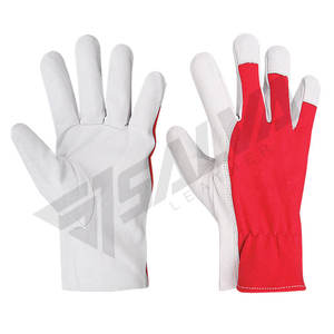Guantes de Seguridad de Cuero Vacuno de Alto Rendimiento, Guantes de Trabajo Industriales de Seguridad para Protección de Manos, Gran Venta - Product Image 1