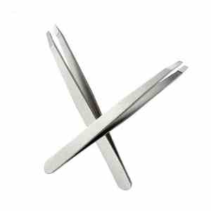 แหนบคิ้วคุณภาพสูง สแตนเลสสตีล ชุดแหนบกำจัดขน - Product Image 5