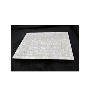 New Product Mother Of Pearl Tray Modern Luxury Style Dishwasher <b>Microwave</b> Safe Tea Coffee Serving Tray Best Design - Product Image 1