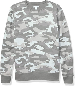 Suéter de Hombre con Estampado de Parches, Antipilling, 100% Algodón, Cuello Redondo, Manga Larga, Corte Regular, para Otoño - Product Image 1