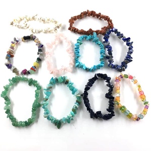 Pulsera de Piedras Preciosas Semipreciosas de Cuarzo Natural Pulido y Tallado con Cuentas de Gemas para Sanación, Venta al por Mayor - Product Image 4