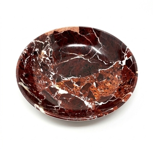 Assiette en marbre couleur bordeaux, couleur personnalisée, écologique, logo gravé sur mesure, hôtels, Thanksgiving, Noël - Product Image 1