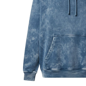 Vente directe usine – Blousons à capuche délavés pour hommes, personnalisables avec logo, motif uni, 100 % coton, prêts pour l'hiver - Product Image 4