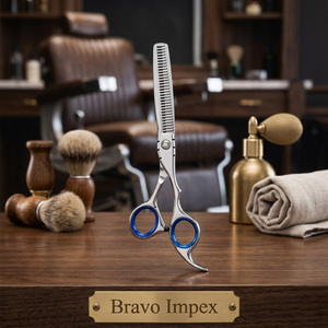 Professional <b>Barber</b> Hair Shears Stainless Steel Cutting Scissors Sharp Edge Tool High Hardness <b>Set</b> Tool Kit Equipment Salon - Product Image 1