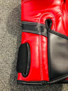 Guantes de Boxeo de Cuero de 16 oz, Guantes de Entrenamiento de MMA con Correa de Muñeca Ajustable, Transpirables e Impermeables para Artes Marciales - Product Image 3