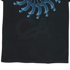 T-shirt en coton à manches courtes surdimensionné pour homme, imprimé graphique, coupe ample, mode estivale, streetwear, t-shirt graphique pour homme - Product Image 2