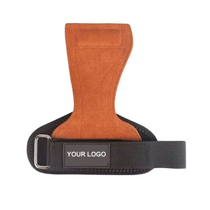 Poignée de musculation en cuir robuste avec sangle réglable pour une tenue confortable en gymnastique et musculation - Product Image 3