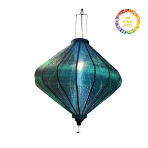 Hand Painted Traditional Silk <b>Lantern</b> Oriental Bamboo Decorative Hanging <b>Lamp</b> Factory Direct Sale Wholesale - Product Image 5