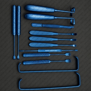 Juego de Instrumentos para Extracción de Cartílago de Costilla Daniel Gubisch con Recubrimiento de Titanio, Juego de Extracción de Costillas, Instrumentos para Cirugía Plástica y Rinoplastia - Product Image 3