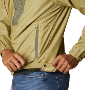 Chaqueta Cortavientos con Capucha para Hombre, Media Cremallera, Ligera, Informal, para Exteriores, Transpirable, con Logotipo Personalizado, Suministro OEM - Product Image 4