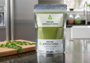 Poudre d'extrait de feuille de Moringa biologique, naturelle, haute pureté, vente en gros pour usage nutraceutique et phytothérapeutique - Product Image 3