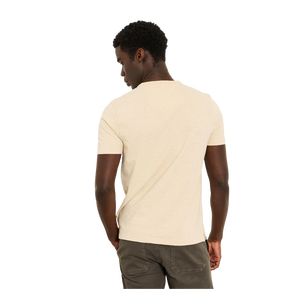 Camiseta de Manga Corta con Cuello Redondo para Hombre, 100% Algodón, Corte Regular, Color Sólido, Tejido de Punto - Product Image 2